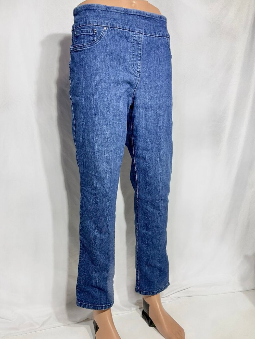 Ruby Rd Sz 16 Pull-On Jeans Womens Denim